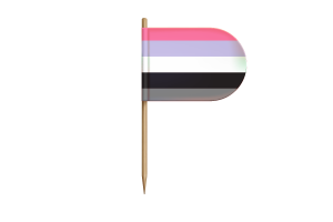 Apressexual Flag for Desk, Table flag