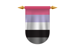 Apressexual Flag Emblem Vector Images flag