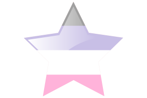 Cupioromantic Flag Star Icon flag