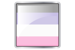 Cupioromantic Flag Square icon flag