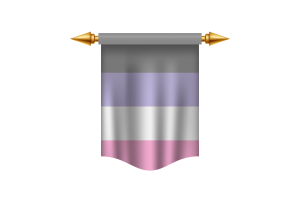 Cupioromantic Flag Royal Banner flag