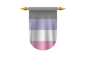 Cupioromantic Flag Emblem Vector Images flag