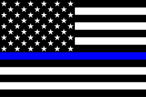 Flag of Blue Lives Matter flag