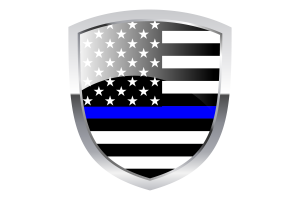 National Flag of Blue Lives Matter Clipart flag