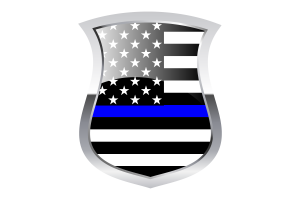 Blue Lives Matter Pride Flag flag