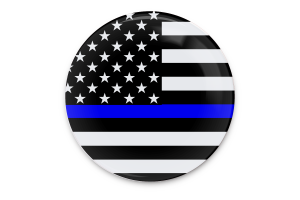 Blue Lives Matter Flag Vector Art flag