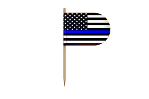 Blue Lives Matter Flag for Desk, Table flag