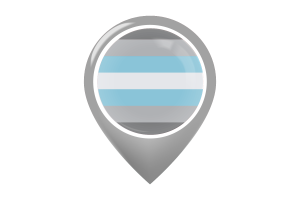 Demiboy Flag Map Pin Icon flag