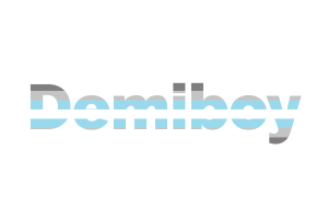 Demiboy Text Art flag