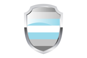 Demiboy Shield Logo flag