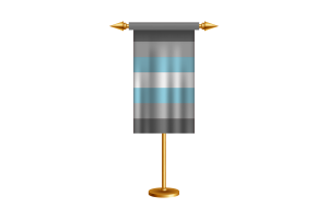 Demiboy Ceremonial Flag Vector Free flag