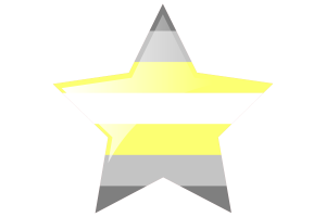 Demigender Flag Star Icon flag