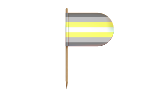 Demigender Flag for Desk, Table flag