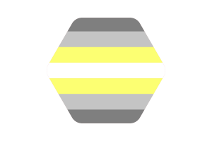 Demigender Flag Vector Illustration flag