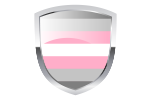 National Flag of Demigirl Clipart flag