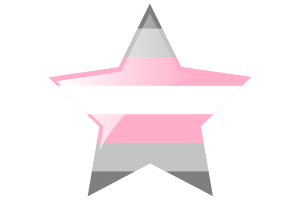 Demigirl Flag Star Icon flag