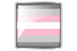 Demigirl Flag Square icon flag