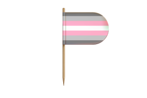 Demigirl Flag for Desk, Table flag