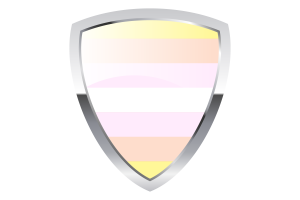Pangender Shield Flag flag