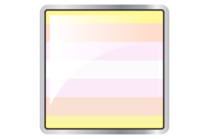 Pangender Flag Square icon flag