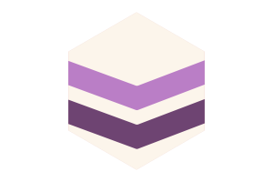 Queer Chevron Flag Hexagon Shape flag