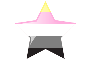 Queerplatonic Flag Star Icon flag