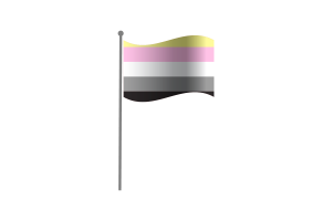 Waving Flag of Queerplatonic flag