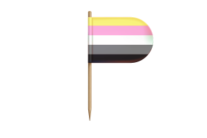 Queerplatonic Flag for Desk, Table flag