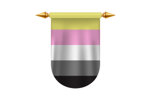 Queerplatonic Flag Emblem Vector Images flag