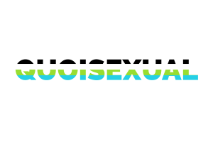 Quoisexual Text Art flag