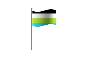 Waving Flag of Quoisexual flag