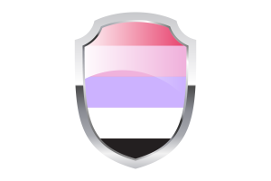 Reciprosexual Shield Logo flag
