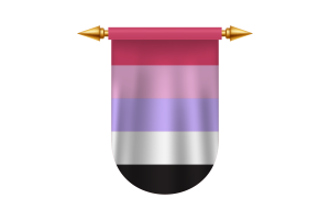 Reciprosexual Flag Emblem Vector Images flag