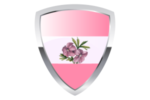 Sapphic Shield Flag flag
