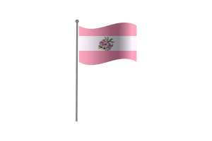 Waving Flag of Sapphic flag