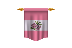 Sapphic Flag Royal Banner flag