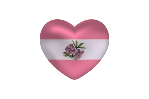 Love of Sapphic Heart Shape flag