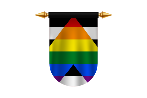 Straight Ally Flag Emblem Vector Images flag