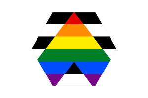 Straight Ally Flag Vector Free | SVG and PNG flag