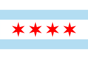 Flag of Chicago flag