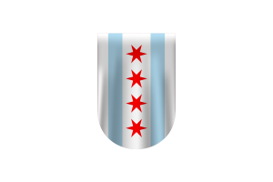 Chicago Flag Vector Free Dowanlod (SVG, PNG) flag