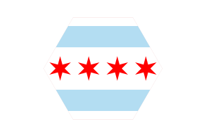 Chicago Flag Vector Free | SVG and PNG flag