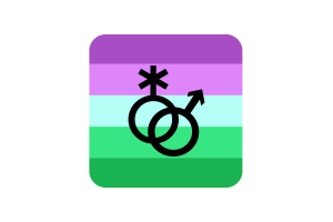 Toric Flag Square Rounded Shape flag