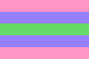 Flag of Trigender flag