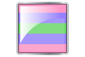 Trigender Flag Square icon flag