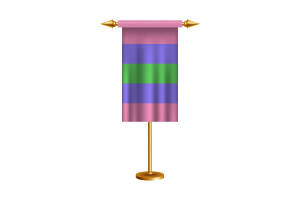 Trigender Ceremonial Flag Vector Free flag