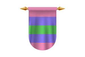 Trigender Flag Emblem Vector Images flag