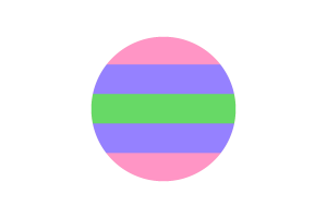 Trigender Flag Circle Vector Free flag