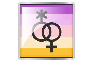 Icône carrée du drapeau Trixic flag