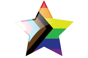 Icona Stella della Bandiera Inclusiva flag